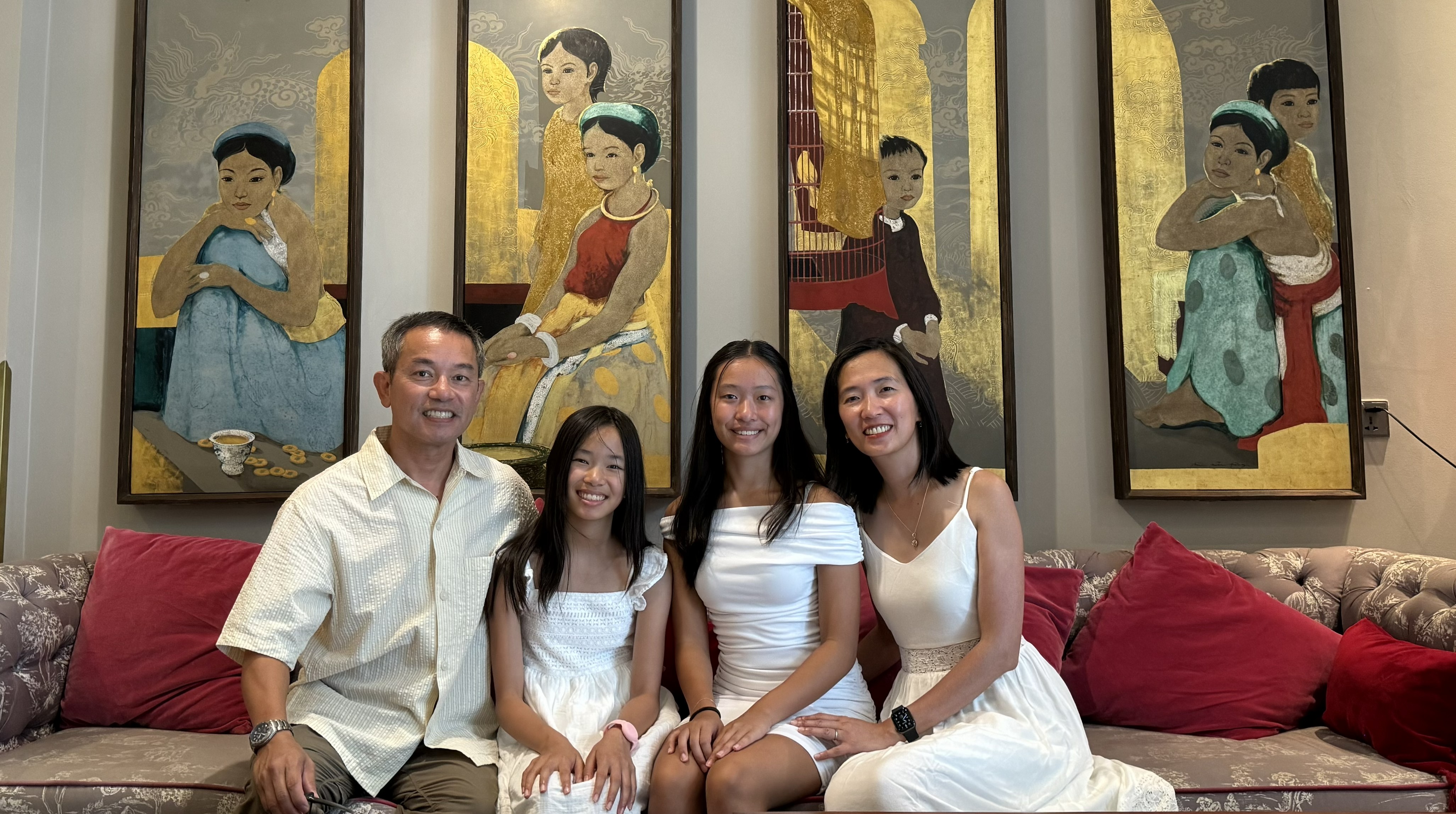 The Pham Family — Scott, Tammy, and their two daughters